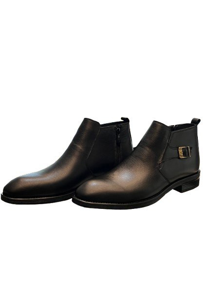 بوت چرم طبیعی گاوی خوشپا کلاسیک