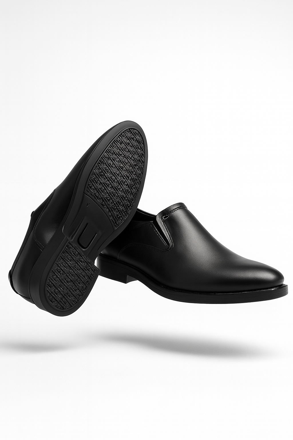 کفش کلاسیک تمام چرم طبیعی بی بند