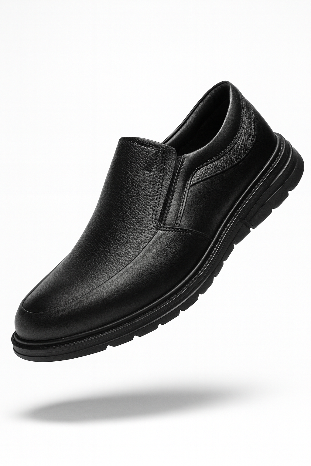 کفش تمام چرم طبیعی گاوی ساعتی دار